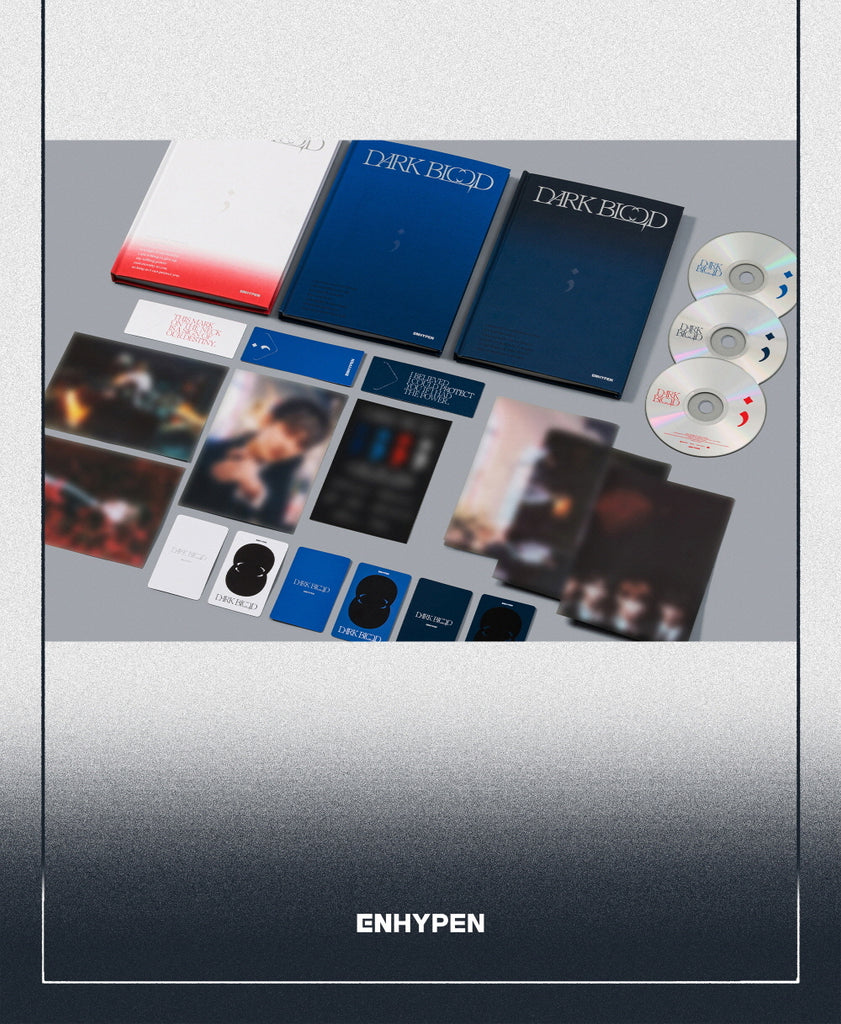 Album ENHYPEN - 4TH MINI ALBUM DARK BLOOD (Nouvelle Version) - Inclus Photobook, CD, Photocards, Poster, Etc. - 11