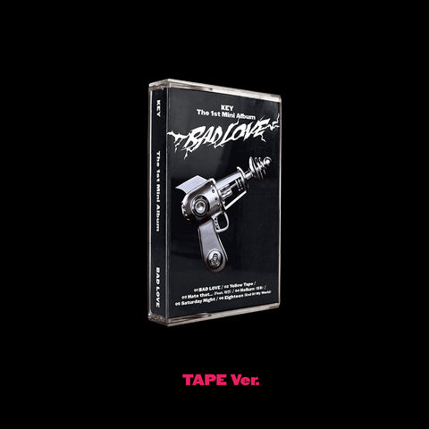 KEY SHINee - BAD LOVE [TAPE ver.] (1st Mini Album) Album+Extra Photocards Set