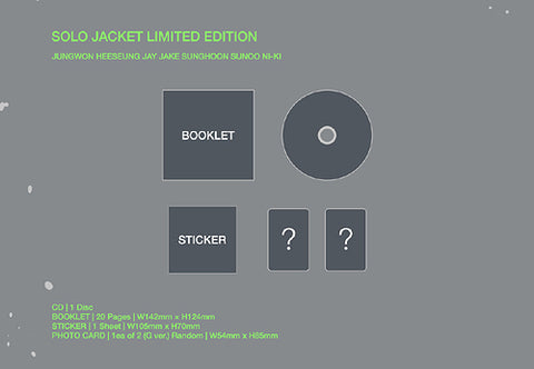 [Pre-Order Nov 2nd] ENHYPEN - 定め SADAME [Solo Jacket Limited Edition] CD
